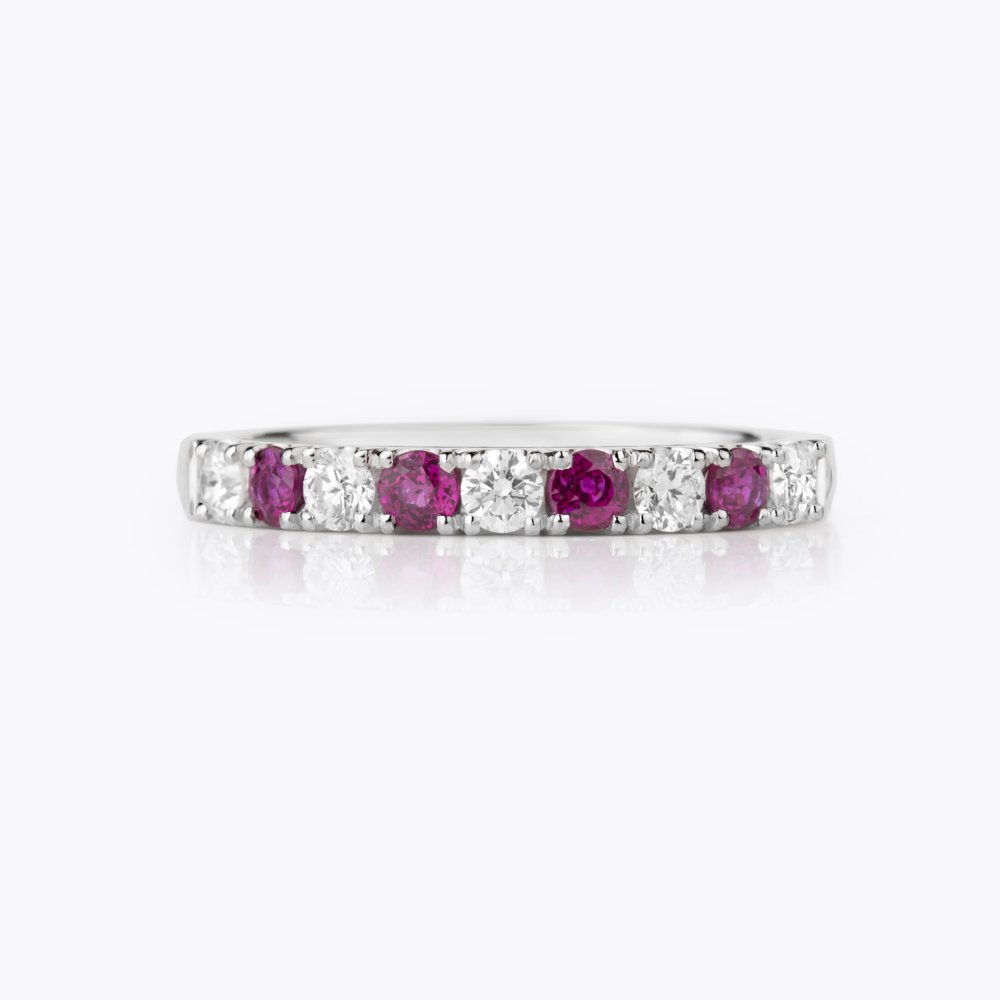 Prsten s rubíny a diamanty 13 | Zlatnictví Vaněk