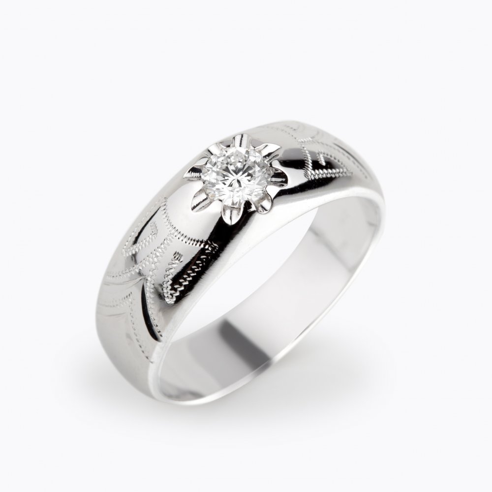 Diamantový prsten 91 | Zlatnictví Vaněk