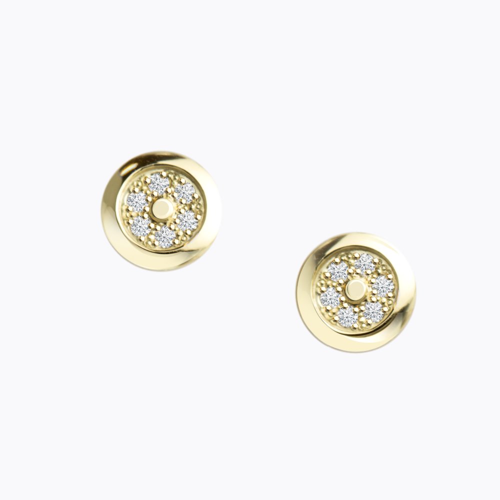 Diamantové náušnice 106 | Zlatnictví Vaněk