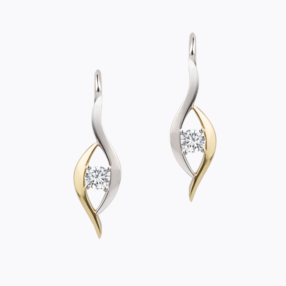 Diamantové náušnice 101 | Zlatnictví Vaněk