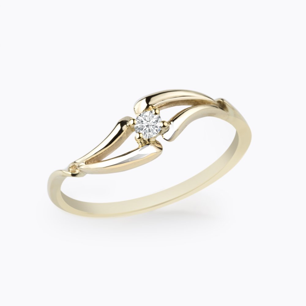 Diamantový prsten 145 | Zlatnictví Vaněk