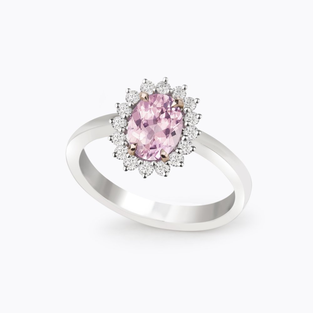 Prsten se spinelem a diamanty 15 | Zlatnictví Vaněk